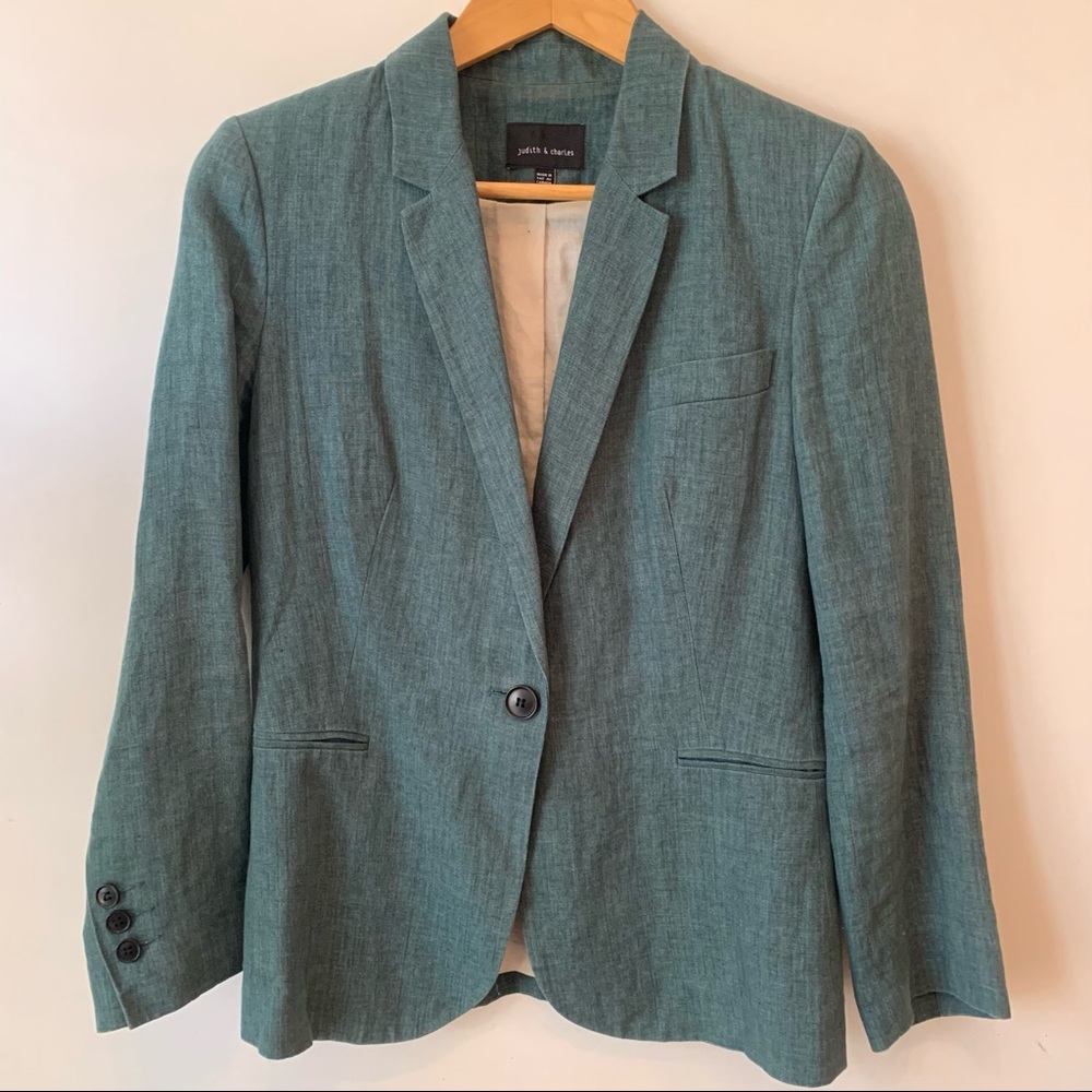 Judith & Charles linen blazer
